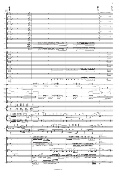 Auslaufen der Zeit VII für 2 Klaviere und Orchester (2023) Auslaufen der Zeit VII für 2 Klaviere und Orchester (2023)