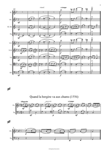 Variationen über französische Volkslieder KSV 37b bearbeitet für Kammerorchester 1998 (1949/51) Variationen über französische Volkslieder KSV 37b bearbeitet für Kammerorchester 1998 (1949/51)