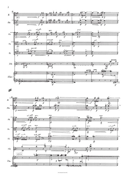Traumgesang für Ensemble (2007) Traumgesang für Ensemble (2007)