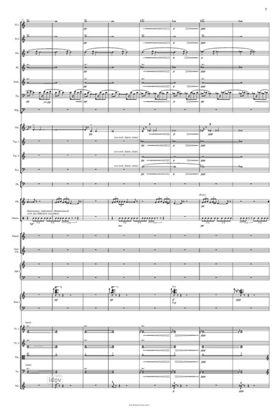 Sinfonie Nr. 7 / Cartoline für Orchester (2023) Sinfonie Nr. 7 / Cartoline für Orchester (2023)