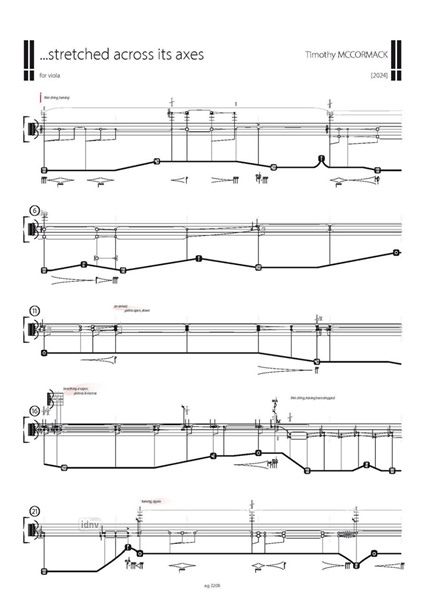 …stretched across its axes für Viola (2024) …stretched across its axes für Viola (2024)