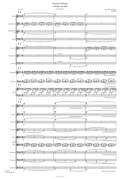 Neunte Sinfonie für Orchester (2021/22) Neunte Sinfonie für Orchester (2021/22)