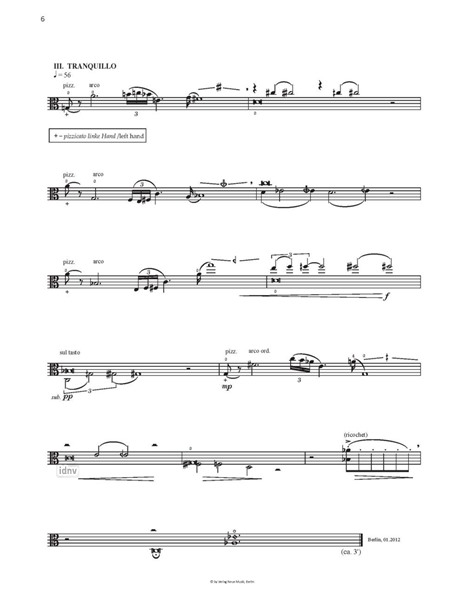 3 lyrische Skizzen für Viola solo (2012) 3 lyrische Skizzen für Viola solo (2012)