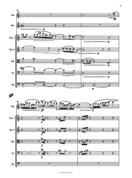 Oboe Concerto für Solo-Oboe, Horn und Streichorchester (2020) Oboe Concerto für Solo-Oboe, Horn und Streichorchester (2020)