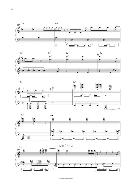 Abgeschiedenheit für Klavier (1982) Abgeschiedenheit für Klavier (1982)