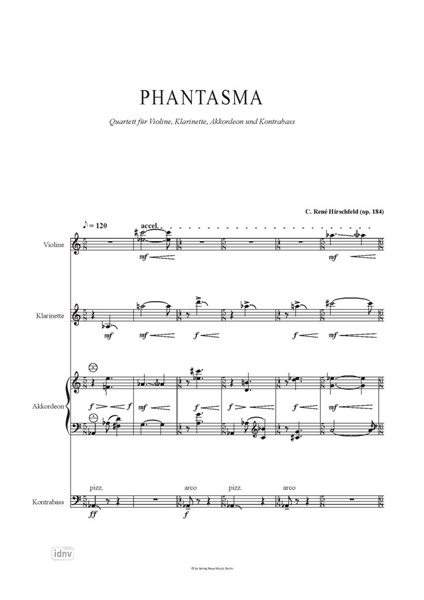 Phantasma für Klarinette, Violine, Kontrabass und Akkordeon (2026) Phantasma für Klarinette, Violine, Kontrabass und Akkordeon (2026)