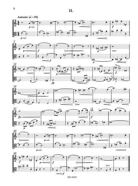 Sonatine für Violine (oder Flöte) und Viola (1941) Sonatine für Violine (oder Flöte) und Viola (1941)