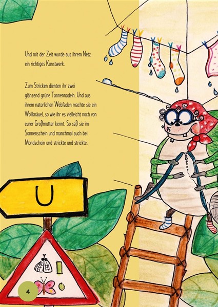 Berta, die bucklige Brotspinne Berta, die bucklige Brotspinne