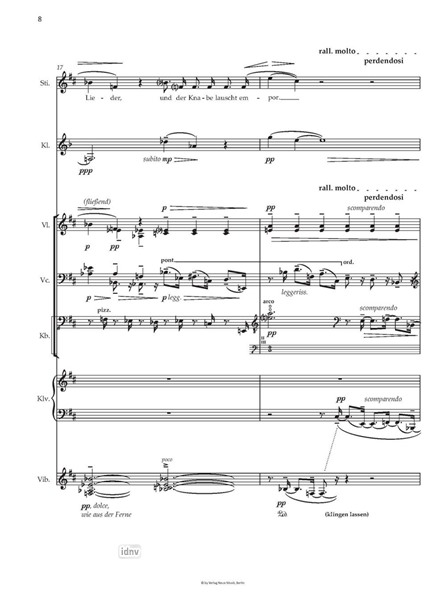 Die Kapelle Fassung für Frauenstimme und Klarinette in A, Violine, Violoncello, Kontrabass, Vibraphon und Klavier (1974/2026) Die Kapelle Fassung für Frauenstimme und Klarinette in A, Violine, Violoncello, Kontrabass, Vibraphon und Klavier (1974/2026)
