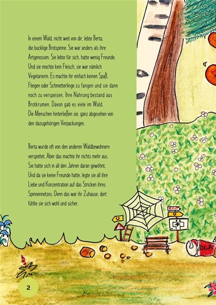 Berta, die bucklige Brotspinne Berta, die bucklige Brotspinne